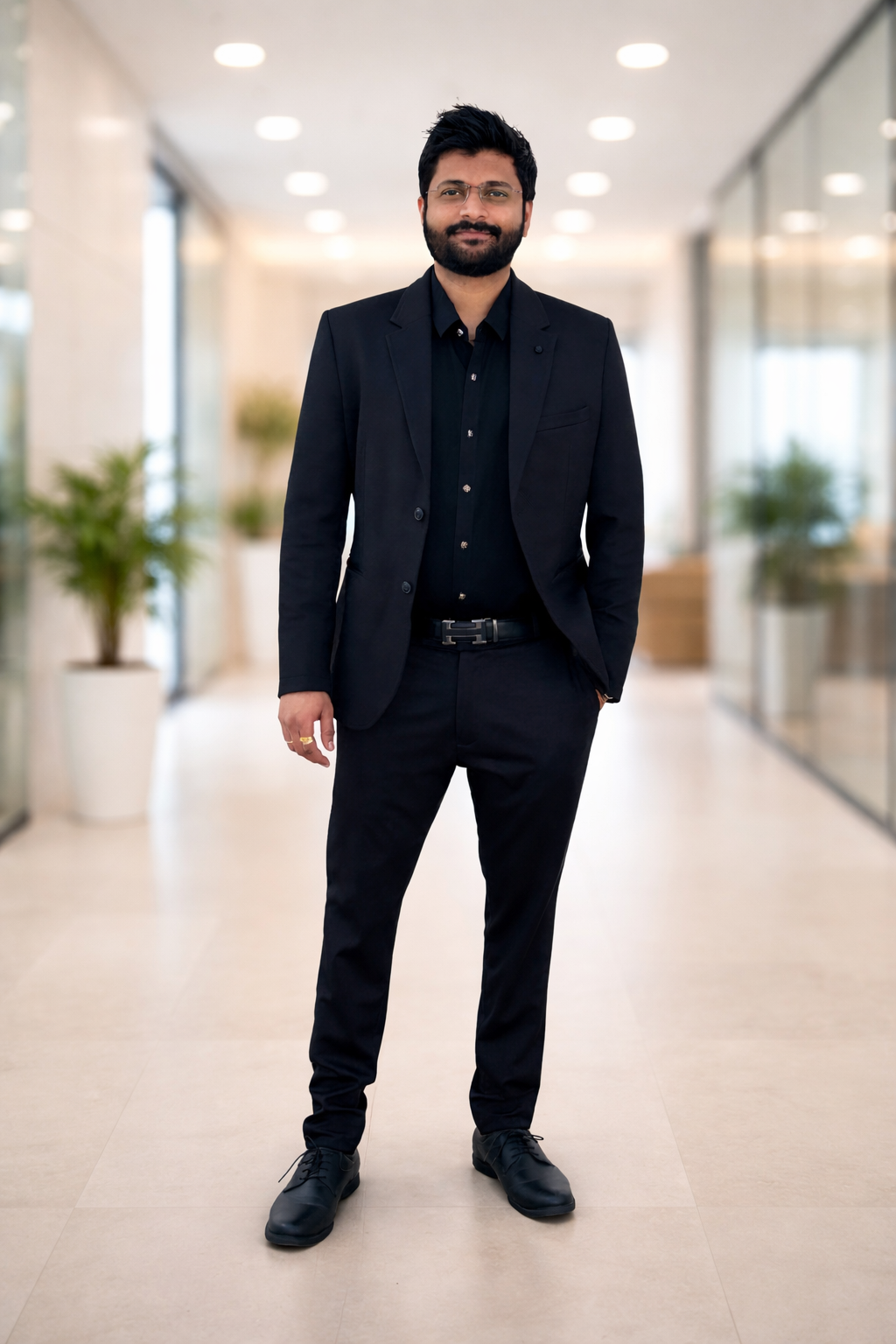 Mayank Songara in formal attire